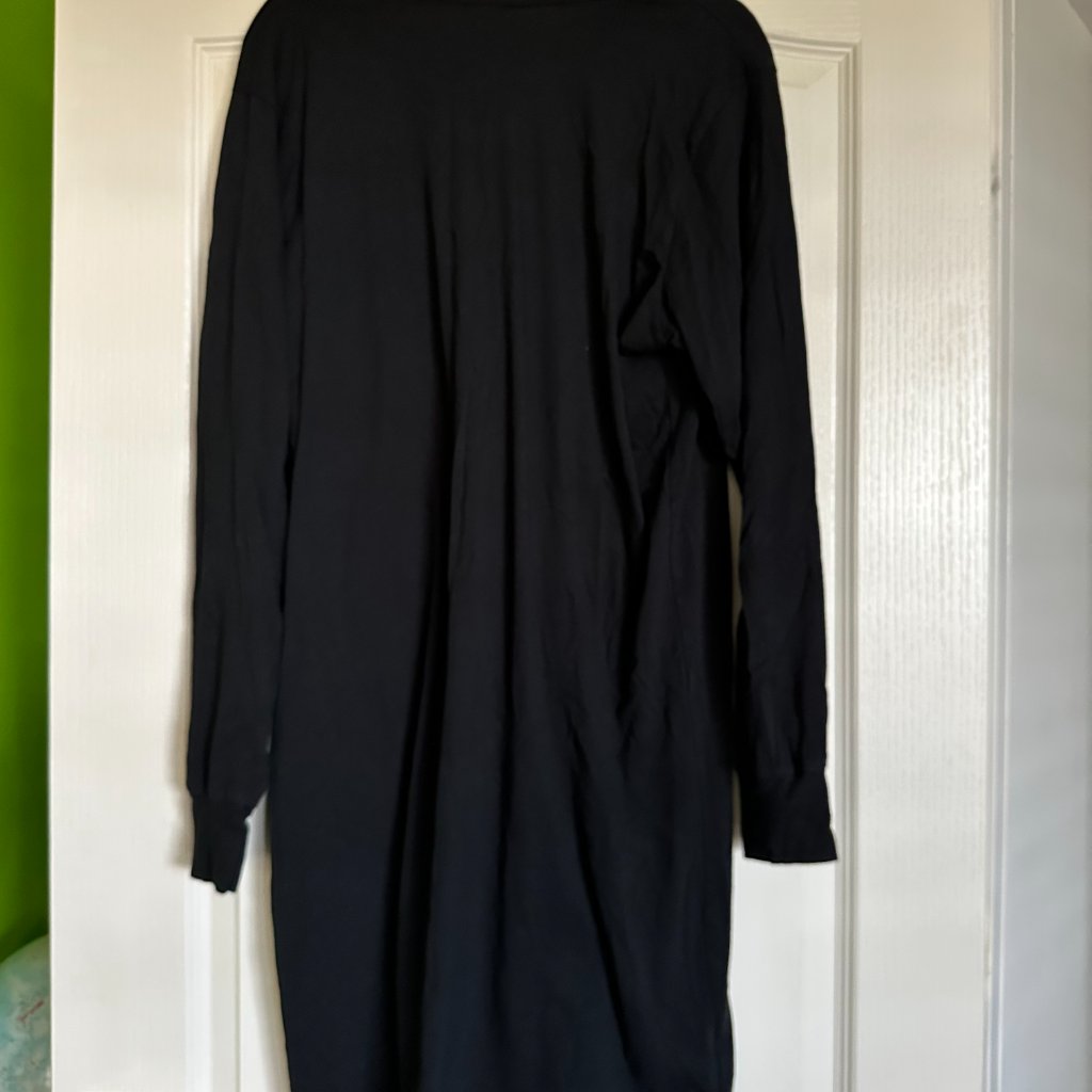 Rebdolls Nothing To Wear Plus Size Black T Shirt Dress Long Sleeve — image 3 of 5